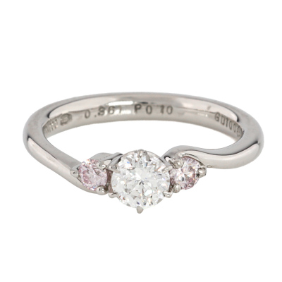 Argyle Origin Pink Diamond 0.10ct Ring GSL