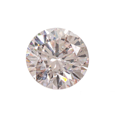 0.81ct Faint Brownish Pink Diamond GSL