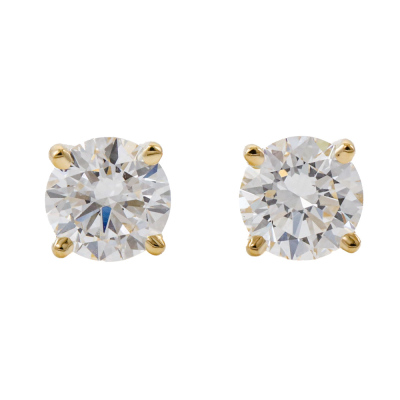 1.00ct Diamond Studs GIA E VVS1, E VVS2