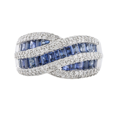 2.00ct Sapphire & Diamond Ring