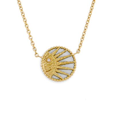 Christian Dior Rose Celeste Necklace