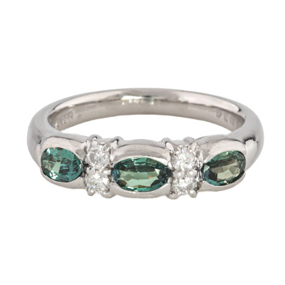 0.54ct Alexandrite & Diamond Ring