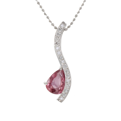 1.33ct Sapphire and Diamond Pendant