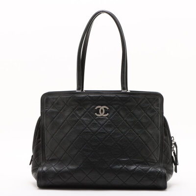 Chanel Black Quilted Tote