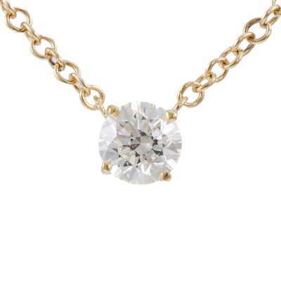 0.50ct Diamond Solitaire Pendant GIA D VVS1