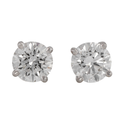 1.00ct Diamond Studs GIA D SI1