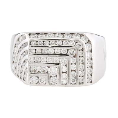 0.70ct Diamond Pinky Ring