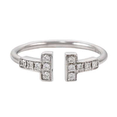Tiffany & Co T Wire Diamond Ring
