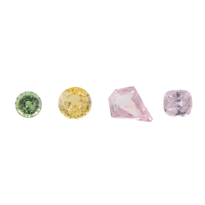 Ceylon Alexandrite & 3 Unheated Ceylo Sapphires