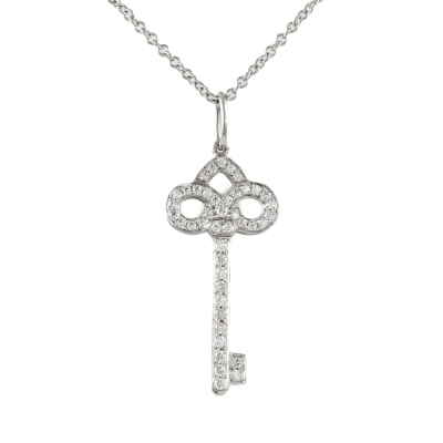 Tiffany & Co. Fleur de Lis Key Pendant