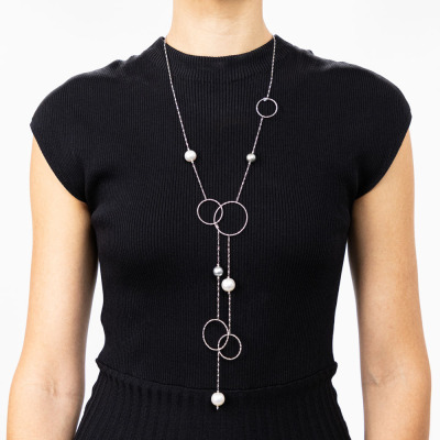 14.4-10.5mm South Sea Pearl & Tahitian Necklace