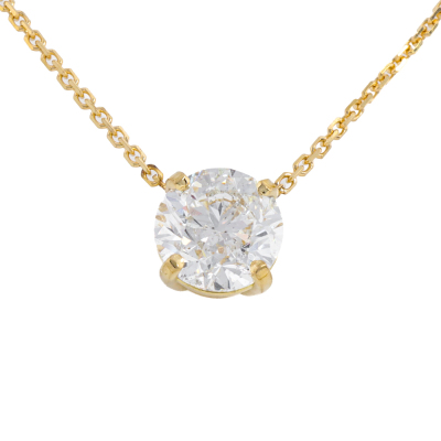 2.02ct Diamond Solitaire Pendant GSL G P2