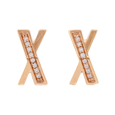 Tiffany & Co. Atlas X Diamond Earrings