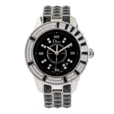 Christian Dior Christal Diamond & Sapphire Watch