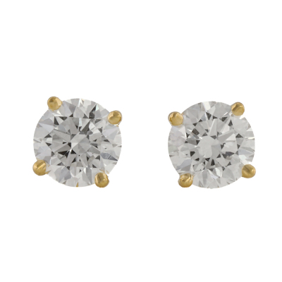 1.08ct Diamond Studs GIA I VVS2