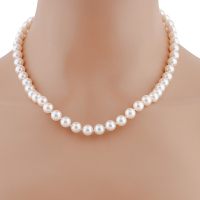 8.0-7.5mm Akoya Pearl Strand Necklace