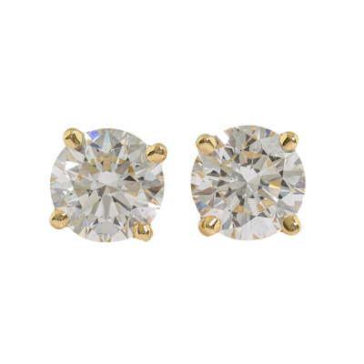 0.91ct Diamond Studs GIA D SI2