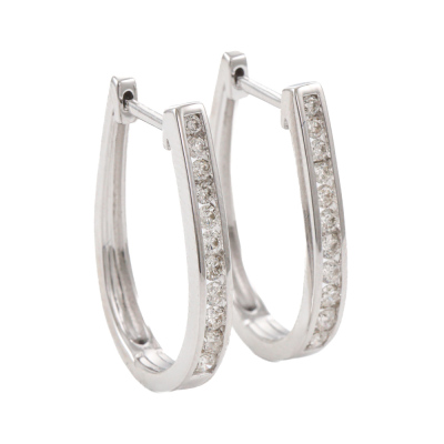 0.50ct Diamond Huggie Earrings