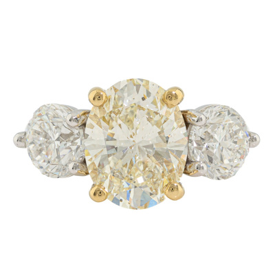 3.00ct Centre Diamond Ring GIA L SI2