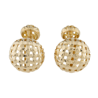 Vintage Tiffany & Co. Vannerie Cufflinks