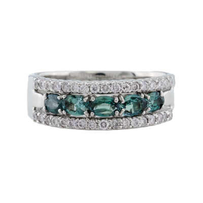 0.54ct Alexandrite & Diamond Ring