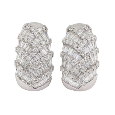 1.45ct Diamond Dress Earrings