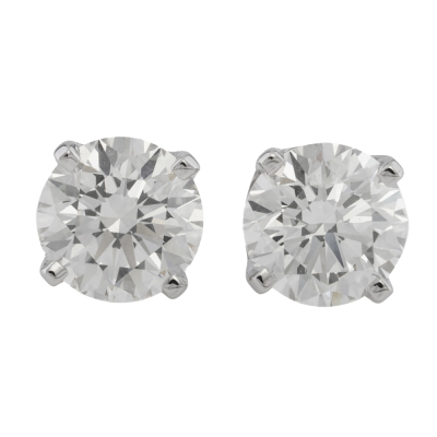 1.44ct Diamond Studs GIA E VS2, F VS2