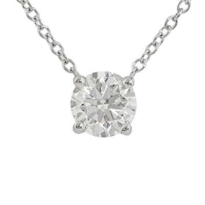 0.50ct Diamond Solitaire Pendant GIA D VS1
