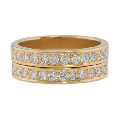 Set of 2 Diamond Eternity Rings