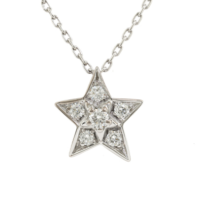 Chanel Comet Geode Diamond Necklace