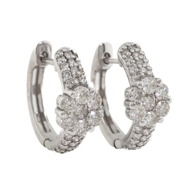 1.00ct Diamond Earrings