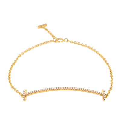 Tiffany & Co. T Smile Diamond Bracelet
