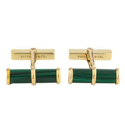 Tiffany & Co. Malachite Cufflinks