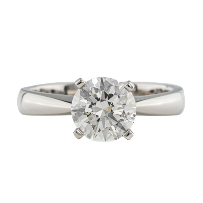 1.50ct Diamond Solitaire Ring GIA G P1