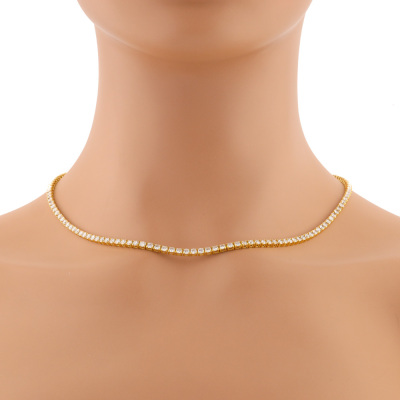 10.00ct Diamond Tennis Necklace, 18ct 15.9g
