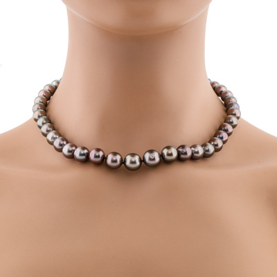 11.4-8.3mm Tahitian Pearl Strand Necklace