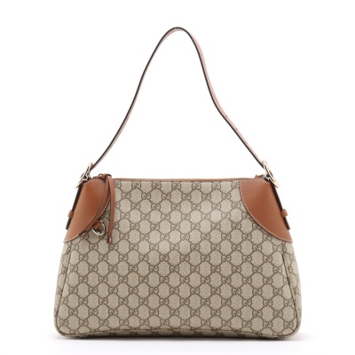 Gucci GG Supreme Emblem Medium Bag