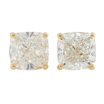 4.07ct Diamond Studs GIA I SI2 & J SI2