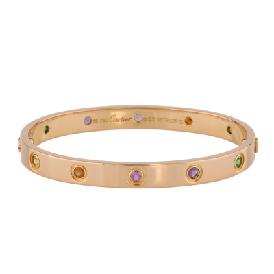 Cartier Love bracelet, Multi-Colour Gemstone