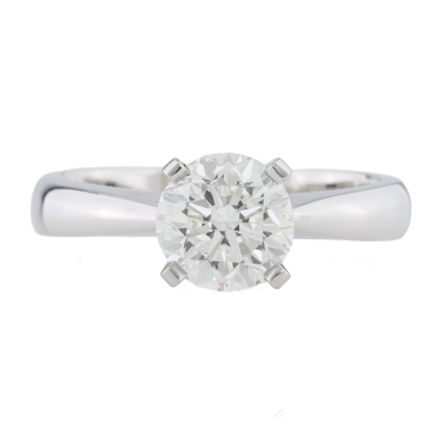 1.50ct Diamond Solitaire Ring GIA F VS1