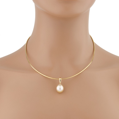 11mm Autore Golden South Sea Pearl Pendant