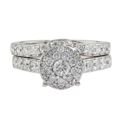 Diamond Ring & Eternity Ring Set
