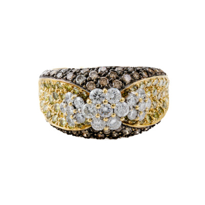 2.60ct Multicolour Diamond Dress Ring