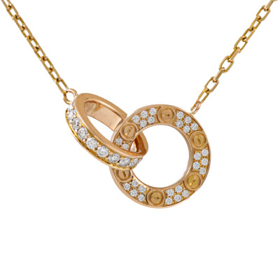 Cartier Love Pendant, Diamond