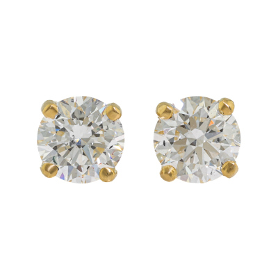 0.67ct Diamond Studs GIA D VS1