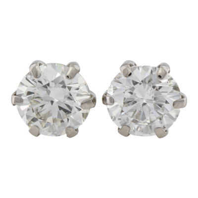 1.23ct Diamond Studs H SI
