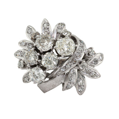 2.60ct Old Cut Diamond Dress Ring