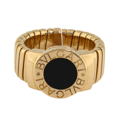 Bvlgari Bvlgari Tubogas Onyx Ring