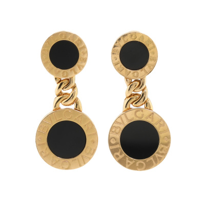Bvlgari Bvlgari Onyx Drop Earrings