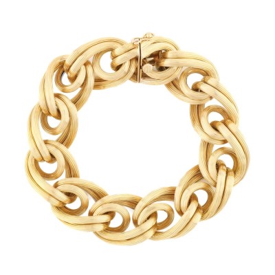 Tiffany & Co. Link Bracelet 18ct Gold 50.3g
